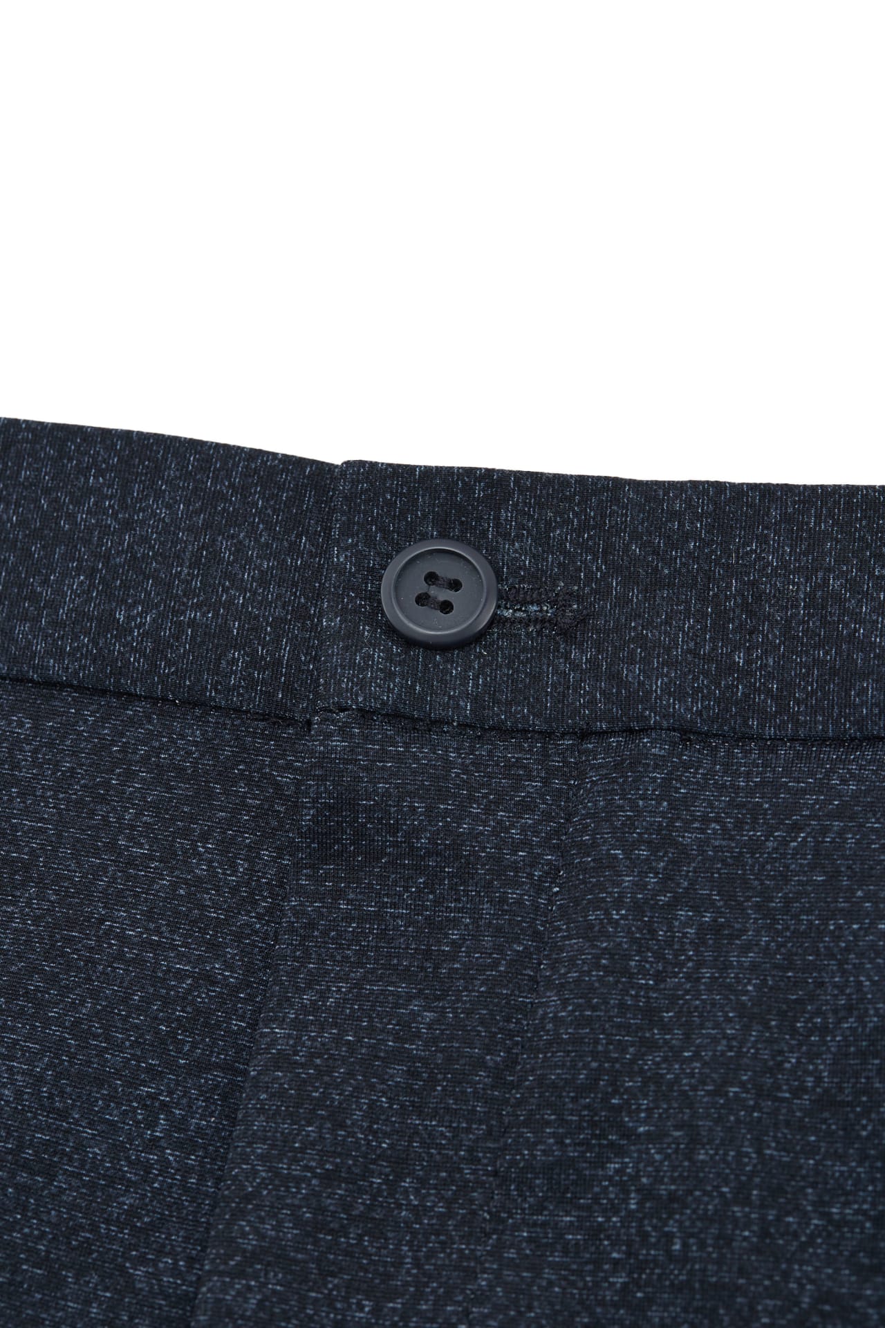 Anti-Bacterial Poly Blend Strecth Knit Print Smart Fit Suit Pants With Elastic Waistband