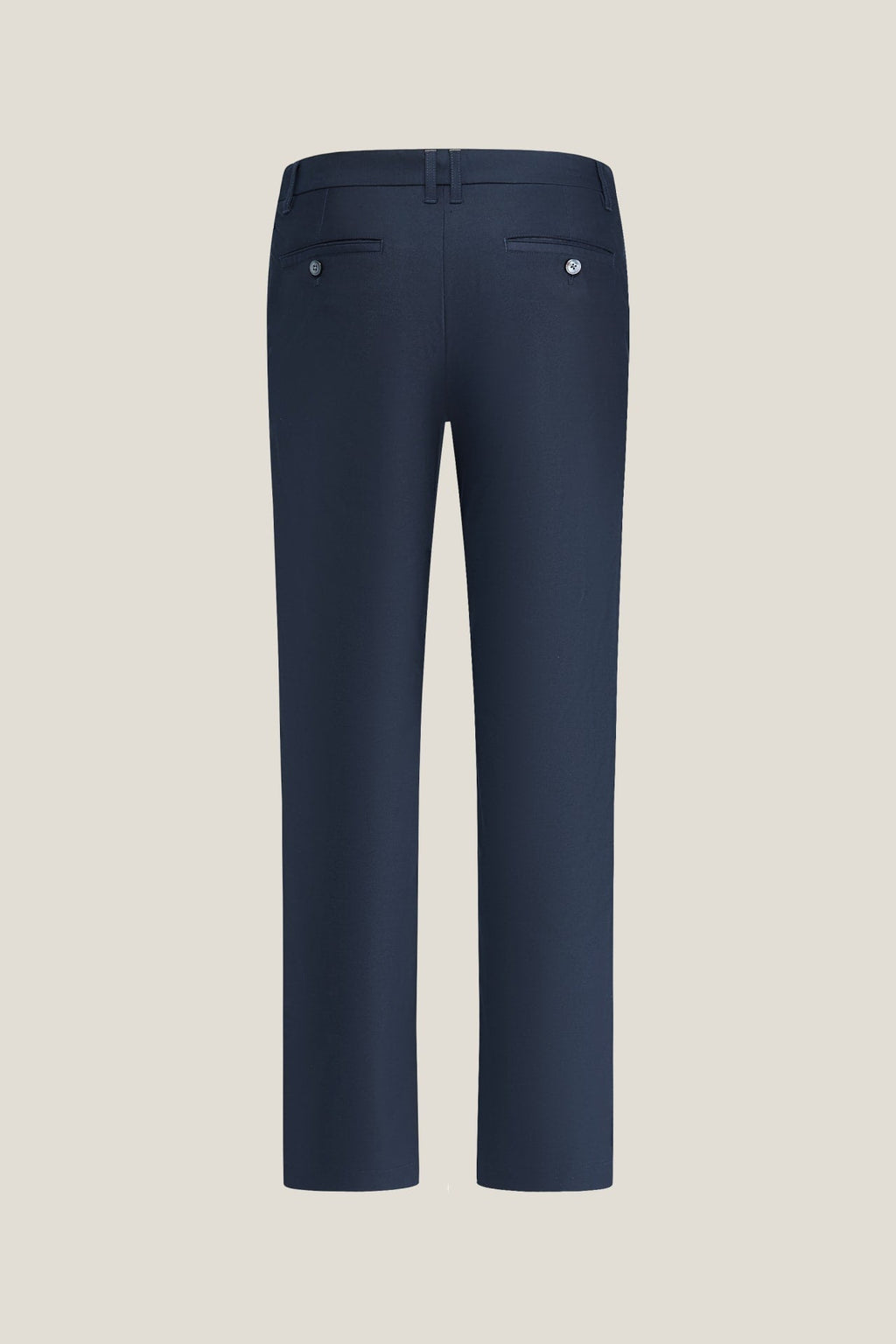 Cotton Blend Stretch Twill Slim Tapered Fit Casual Pants