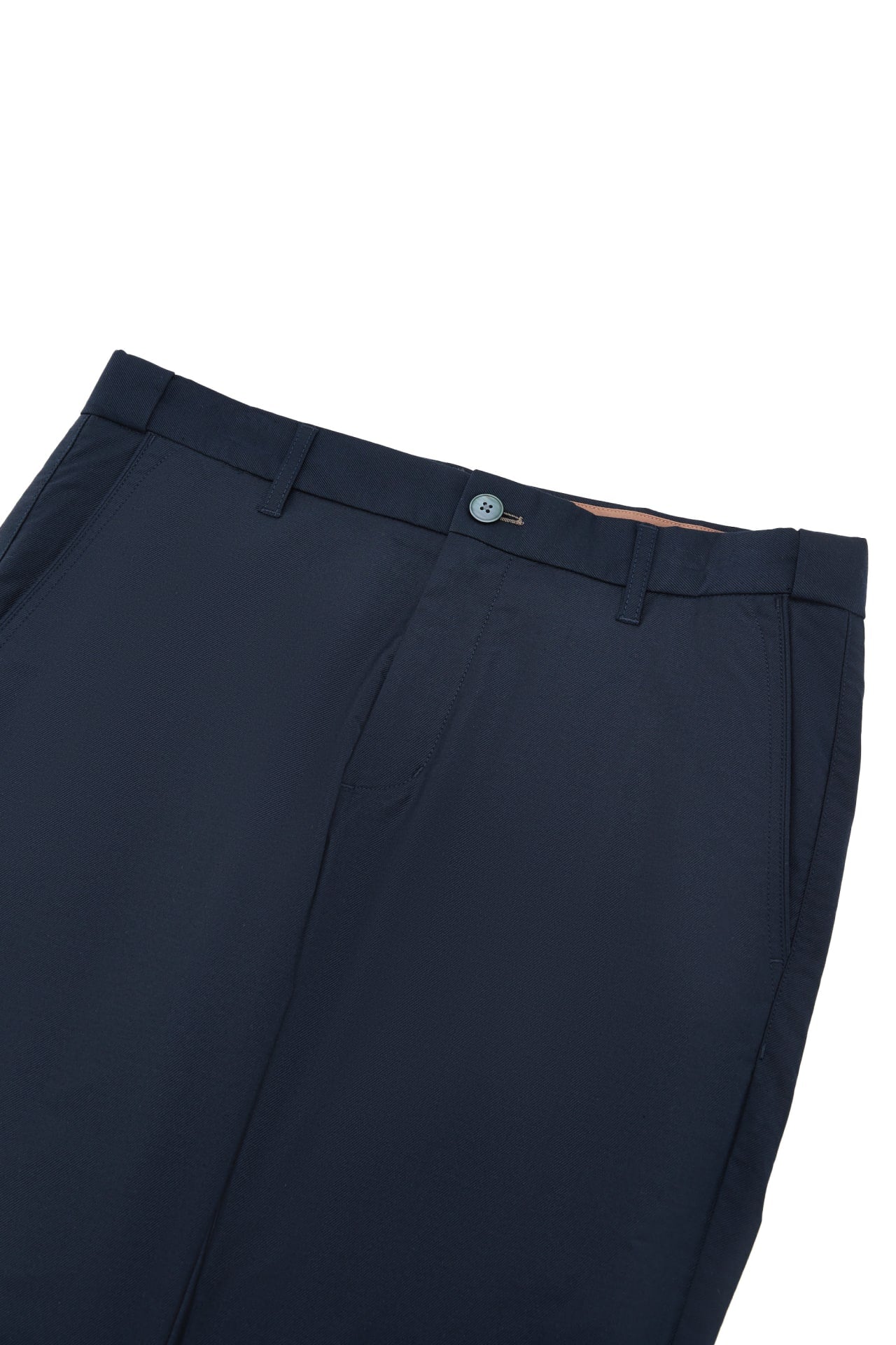 Cotton Blend Stretch Twill Slim Tapered Fit Casual Pants