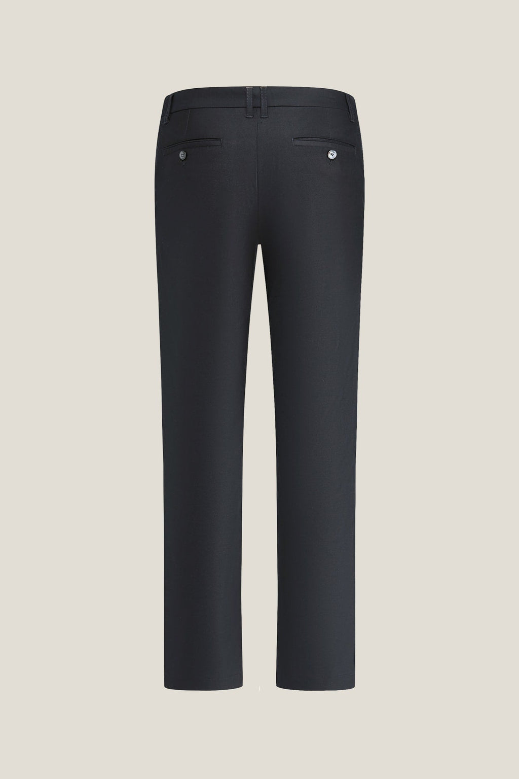 Cotton Blend Stretch Twill Slim Tapered Fit Casual Pants