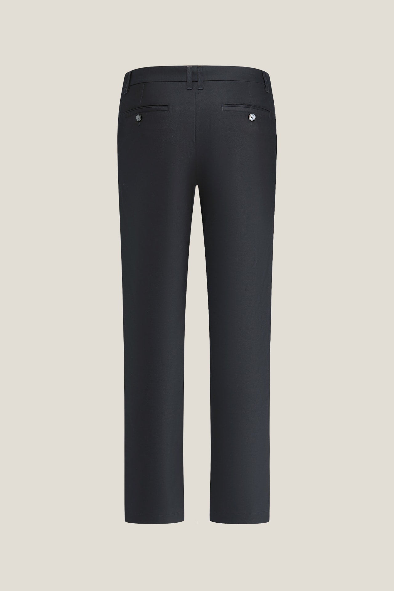Cotton Blend Stretch Twill Slim Tapered Fit Casual Pants