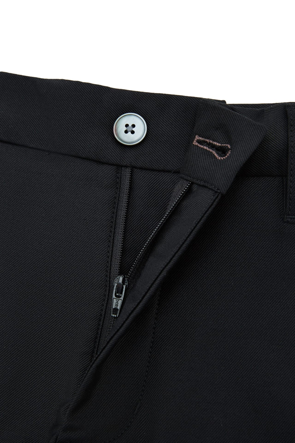 Cotton Blend Stretch Twill Slim Tapered Fit Casual Pants