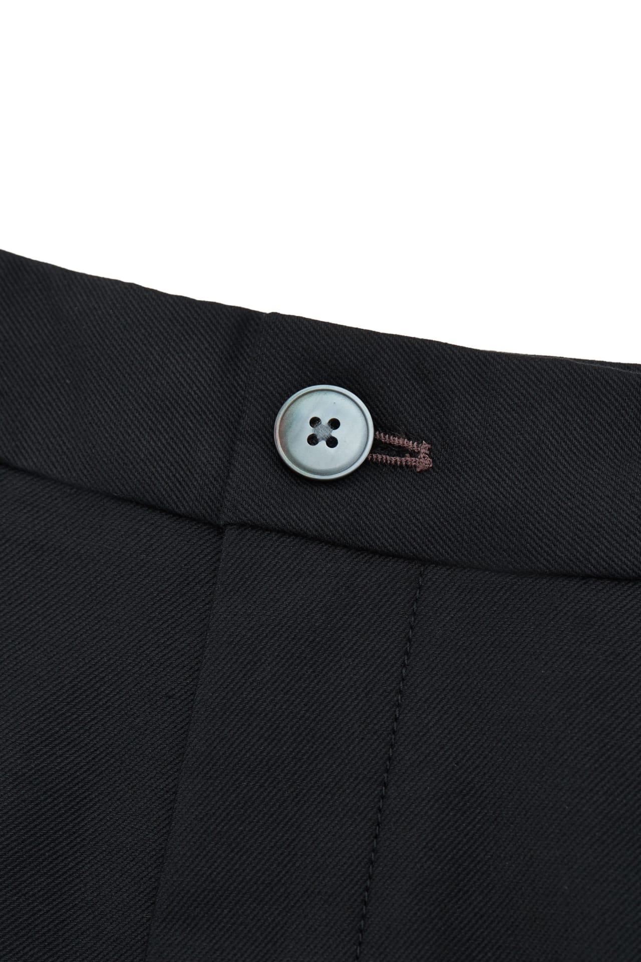 Cotton Blend Stretch Twill Slim Tapered Fit Casual Pants