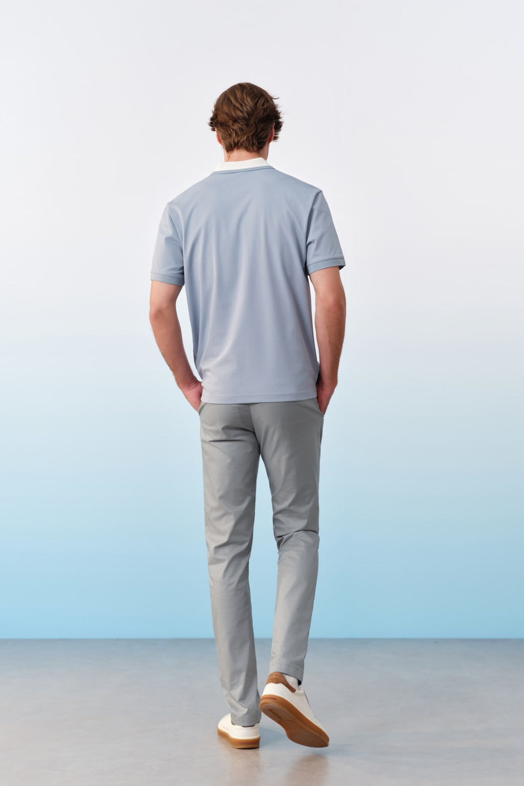 Cool Touch Cotton Blend Stretch Extra Slim Fit Casual Pants