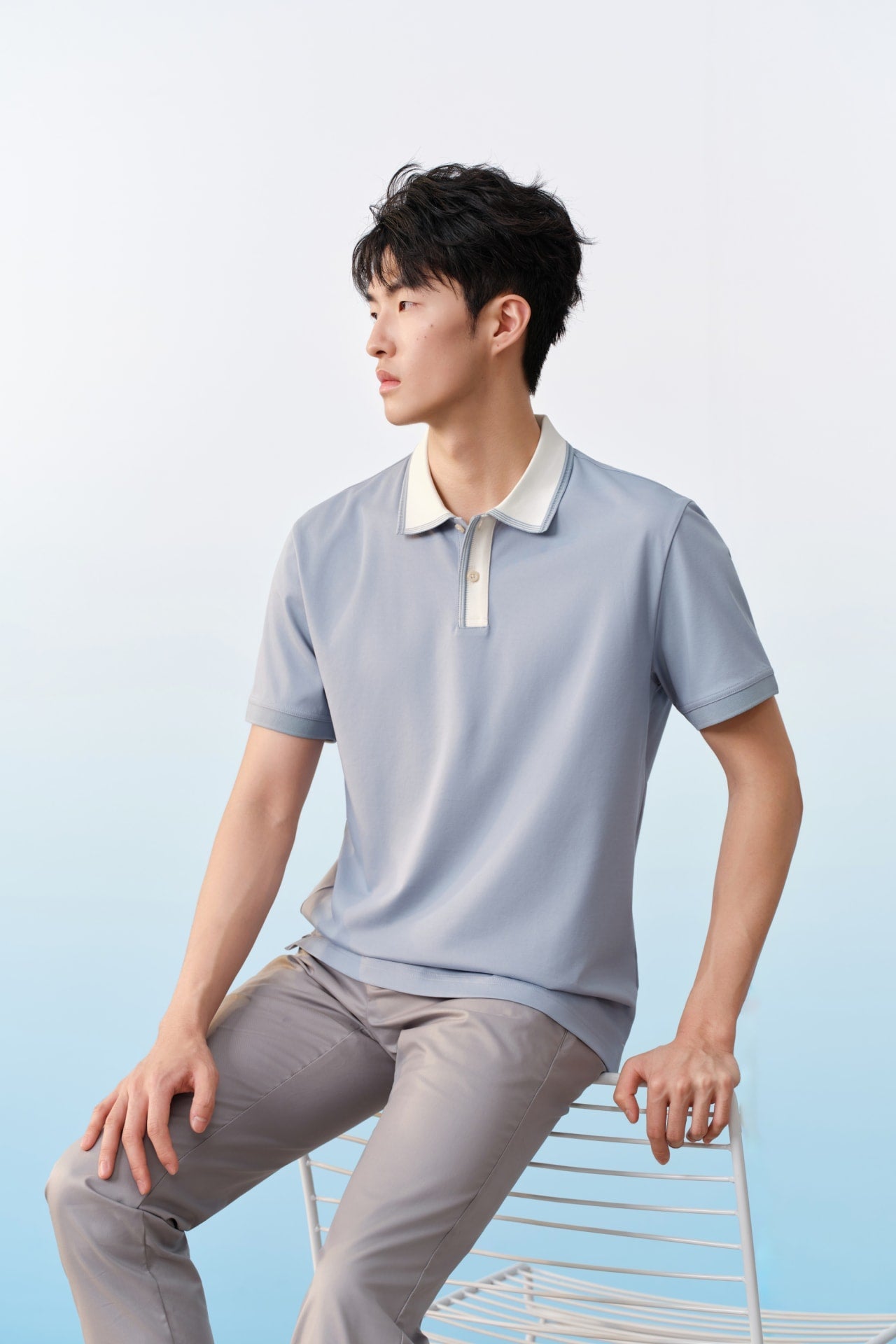 Cool Touch Cotton Blend Stretch Extra Slim Fit Casual Pants