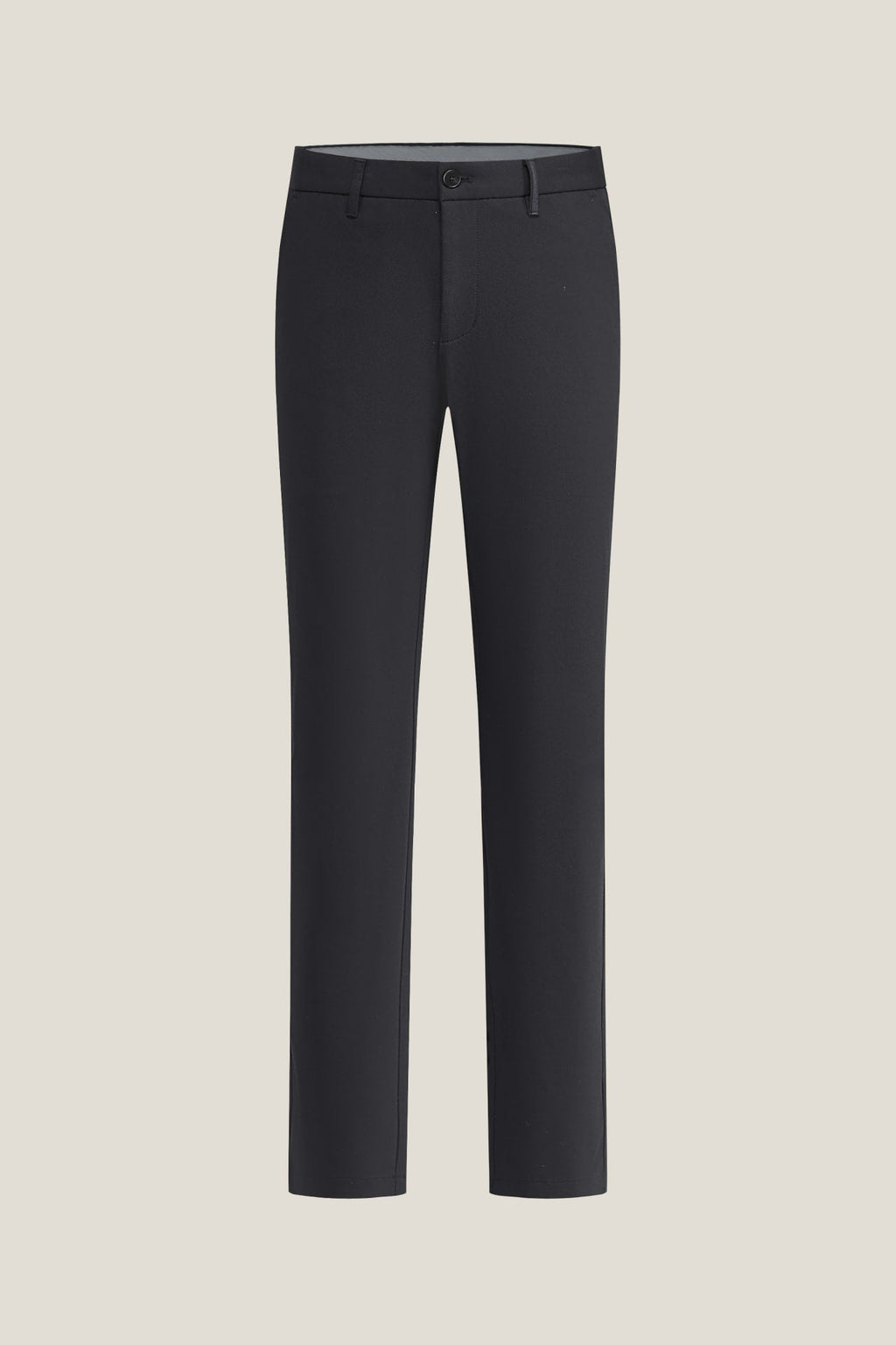Stain Resistance Cotton Blend Stretch Twill Slim Tapered Fit Casual Pants