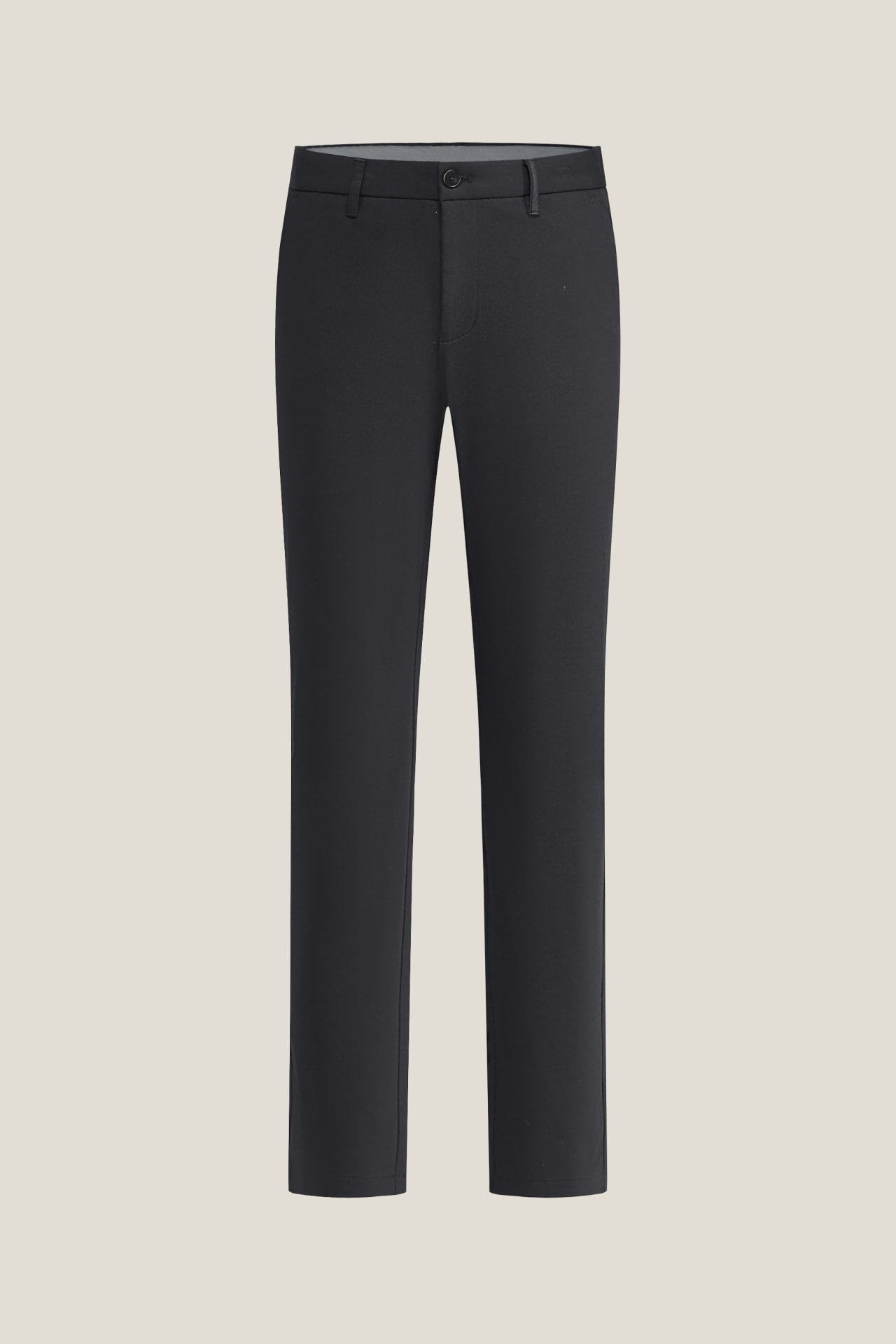 Stain Resistance Cotton Blend Stretch Twill Slim Tapered Fit Casual Pants