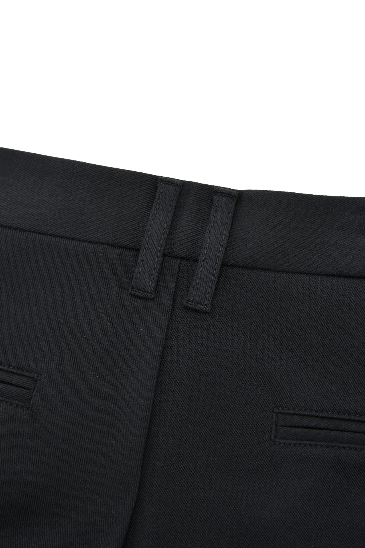 Stain Resistance Cotton Blend Stretch Twill Slim Tapered Fit Casual Pants