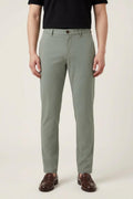 Multi-Way Stretch Poly Knit Ottoman Slim Tapered Fit Casual Pants