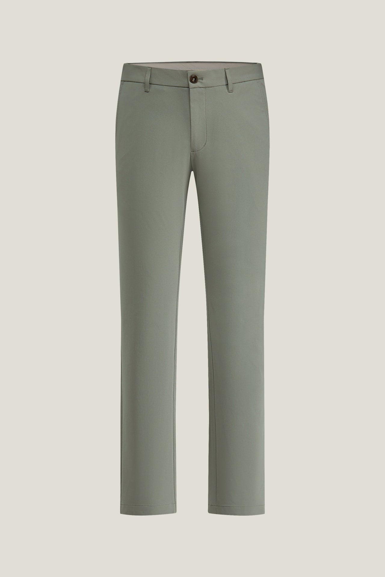 Multi-Way Stretch Poly Knit Ottoman Slim Tapered Fit Casual Pants