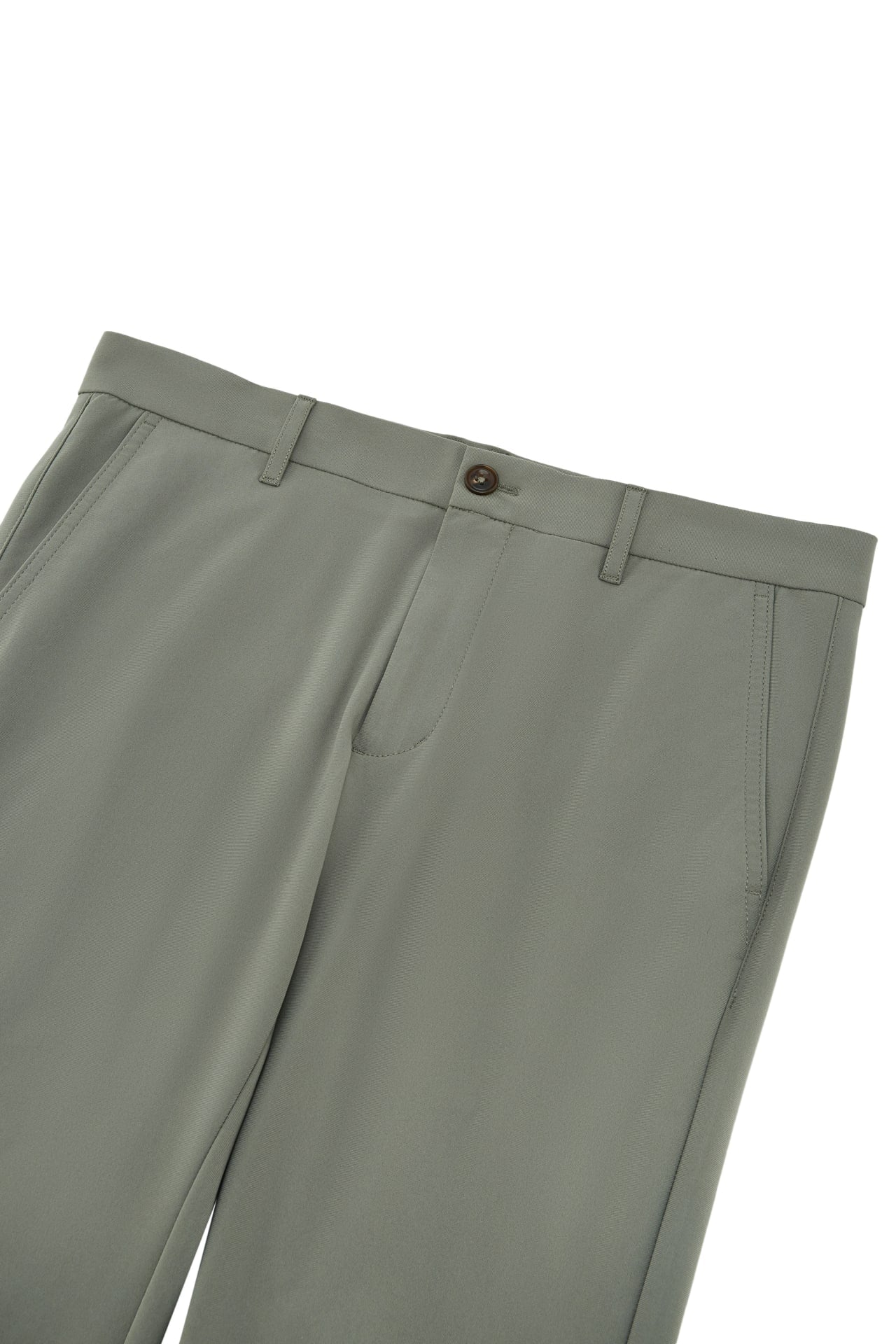 Multi-Way Stretch Poly Knit Ottoman Slim Tapered Fit Casual Pants