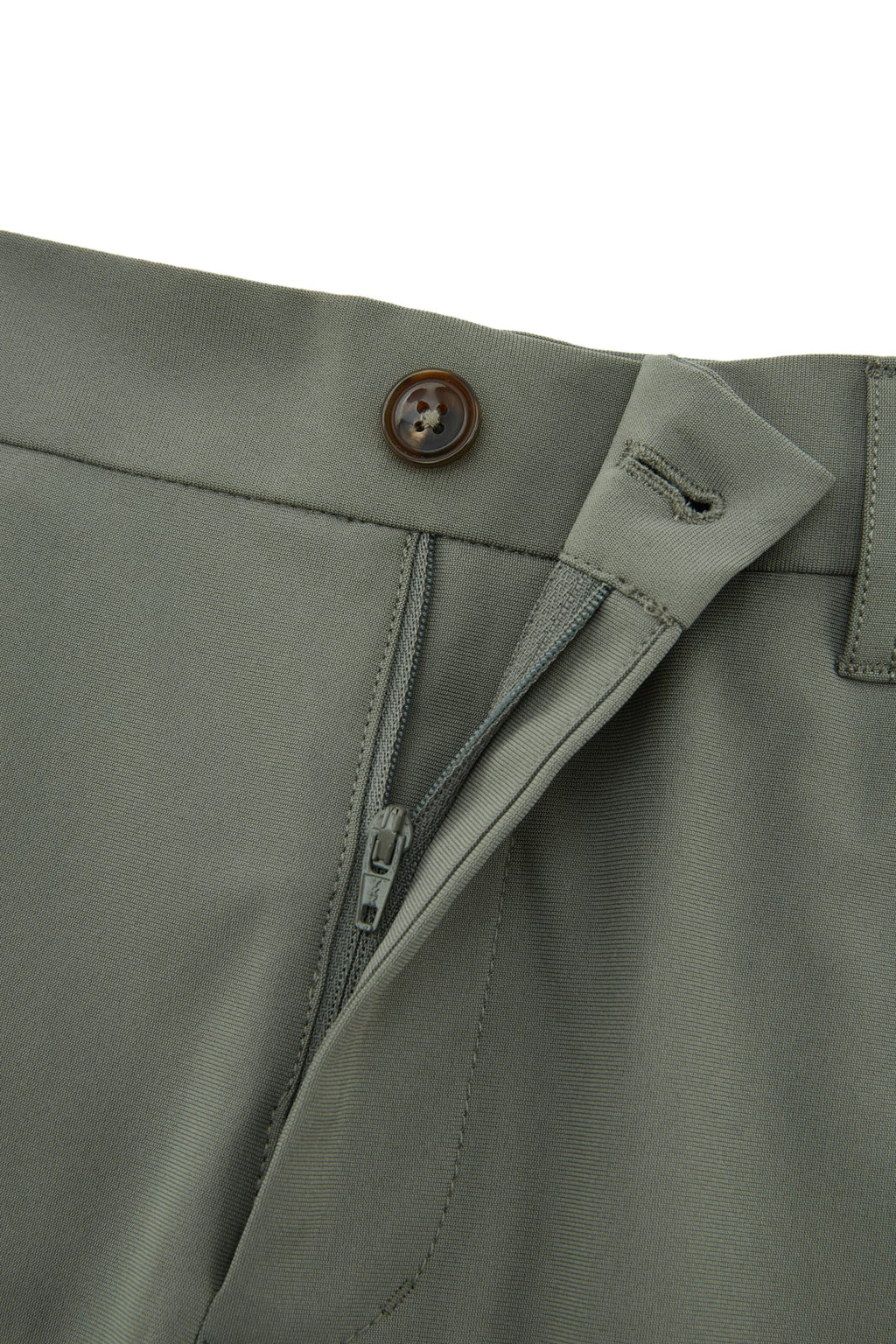 Multi-Way Stretch Poly Knit Ottoman Slim Tapered Fit Casual Pants