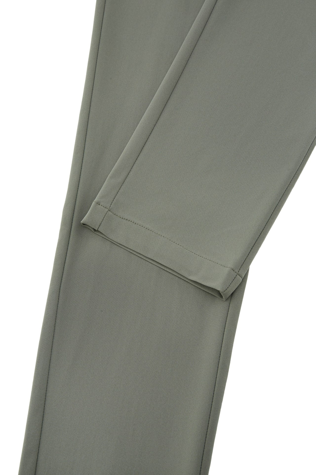 Multi-Way Stretch Poly Knit Ottoman Slim Tapered Fit Casual Pants