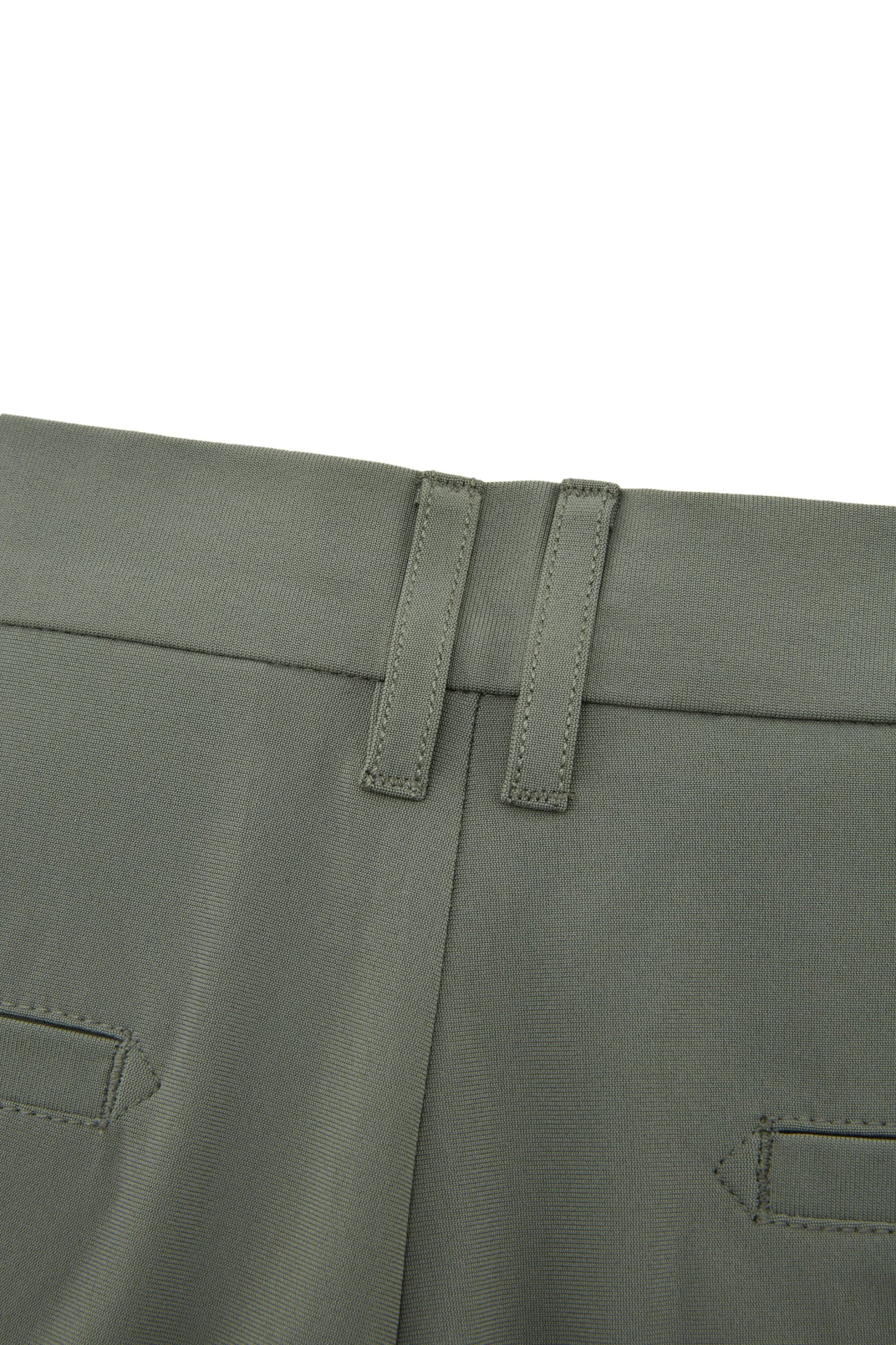 Multi-Way Stretch Poly Knit Ottoman Slim Tapered Fit Casual Pants