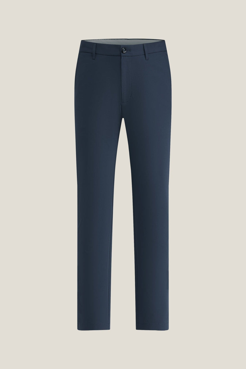 Multi-Way Stretch Poly Knit Ottoman Slim Tapered Fit Casual Pants