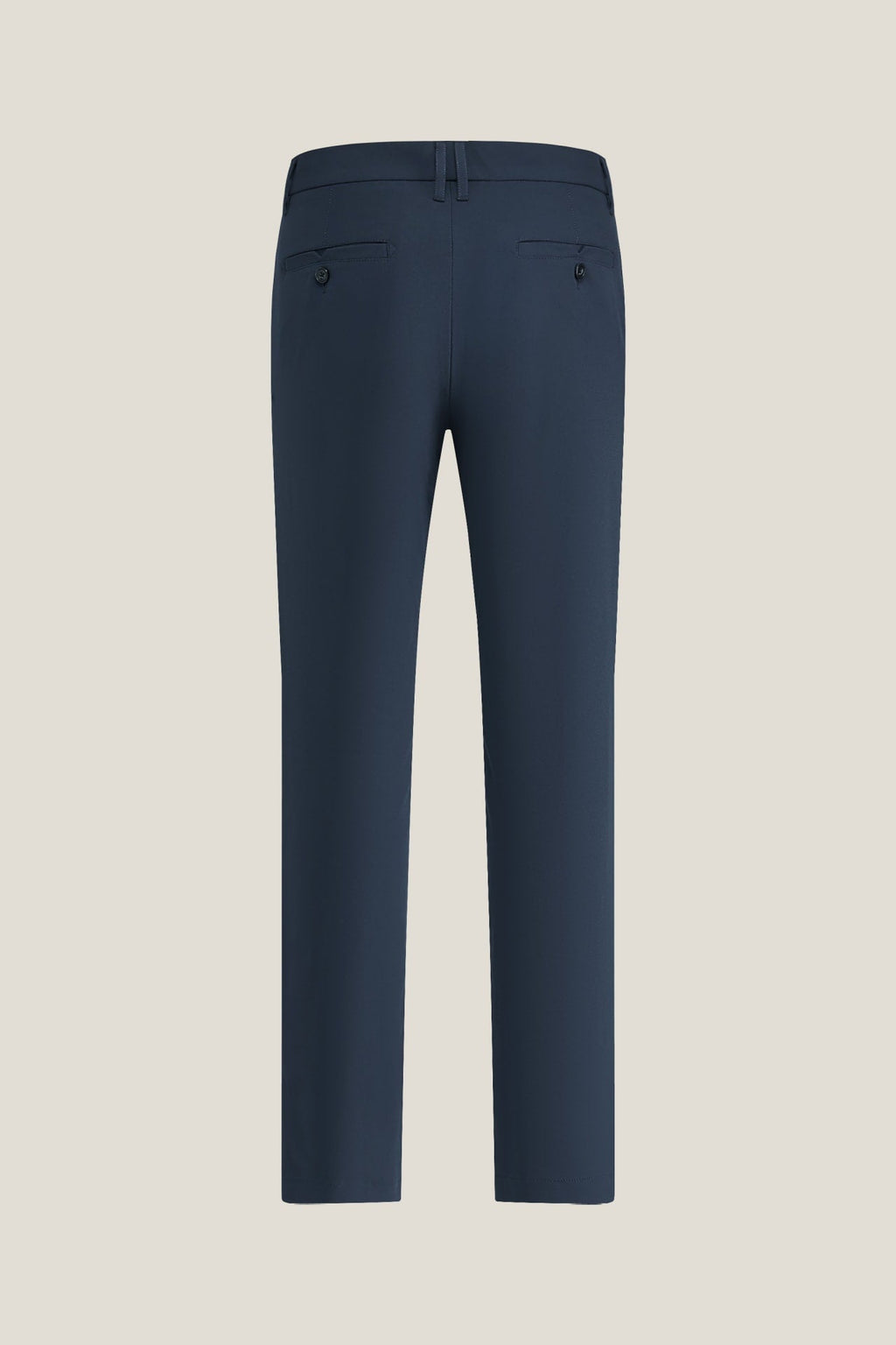 Multi-Way Stretch Poly Knit Ottoman Slim Tapered Fit Casual Pants