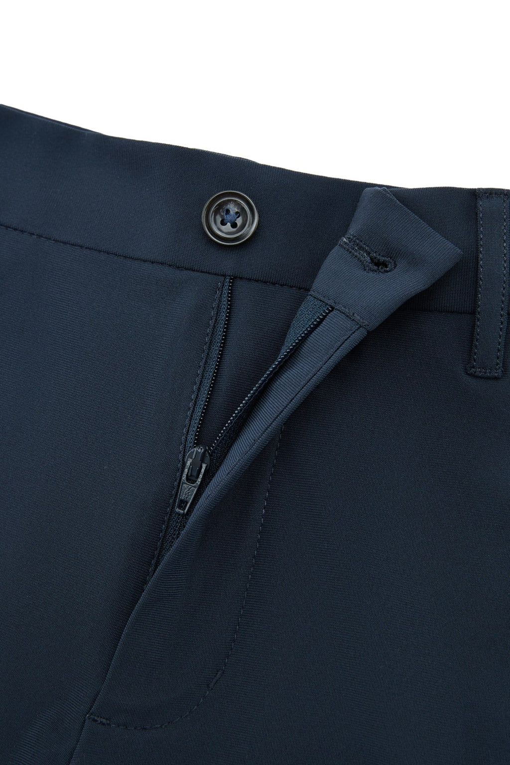 Multi-Way Stretch Poly Knit Ottoman Slim Tapered Fit Casual Pants