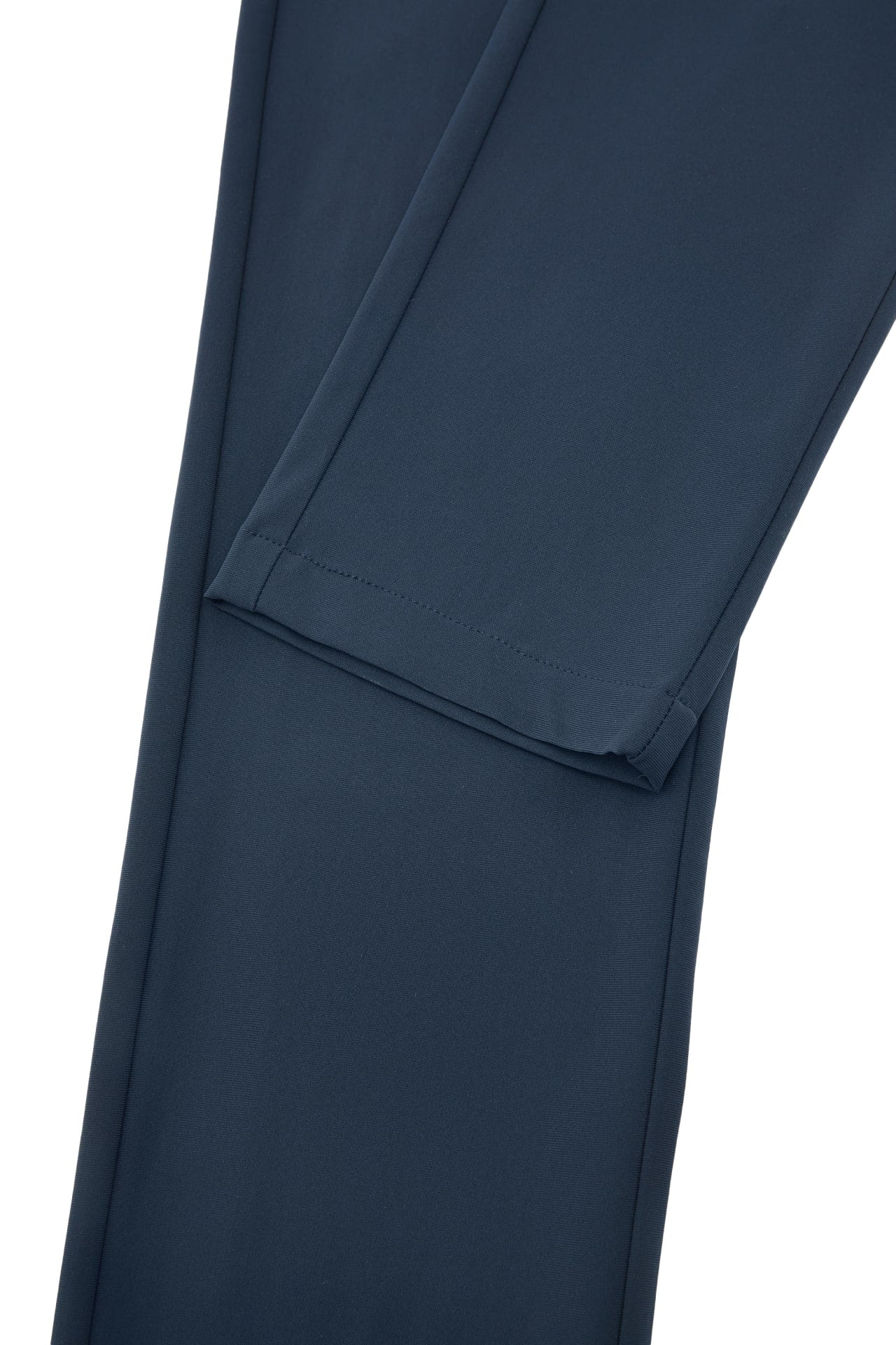 Multi-Way Stretch Poly Knit Ottoman Slim Tapered Fit Casual Pants
