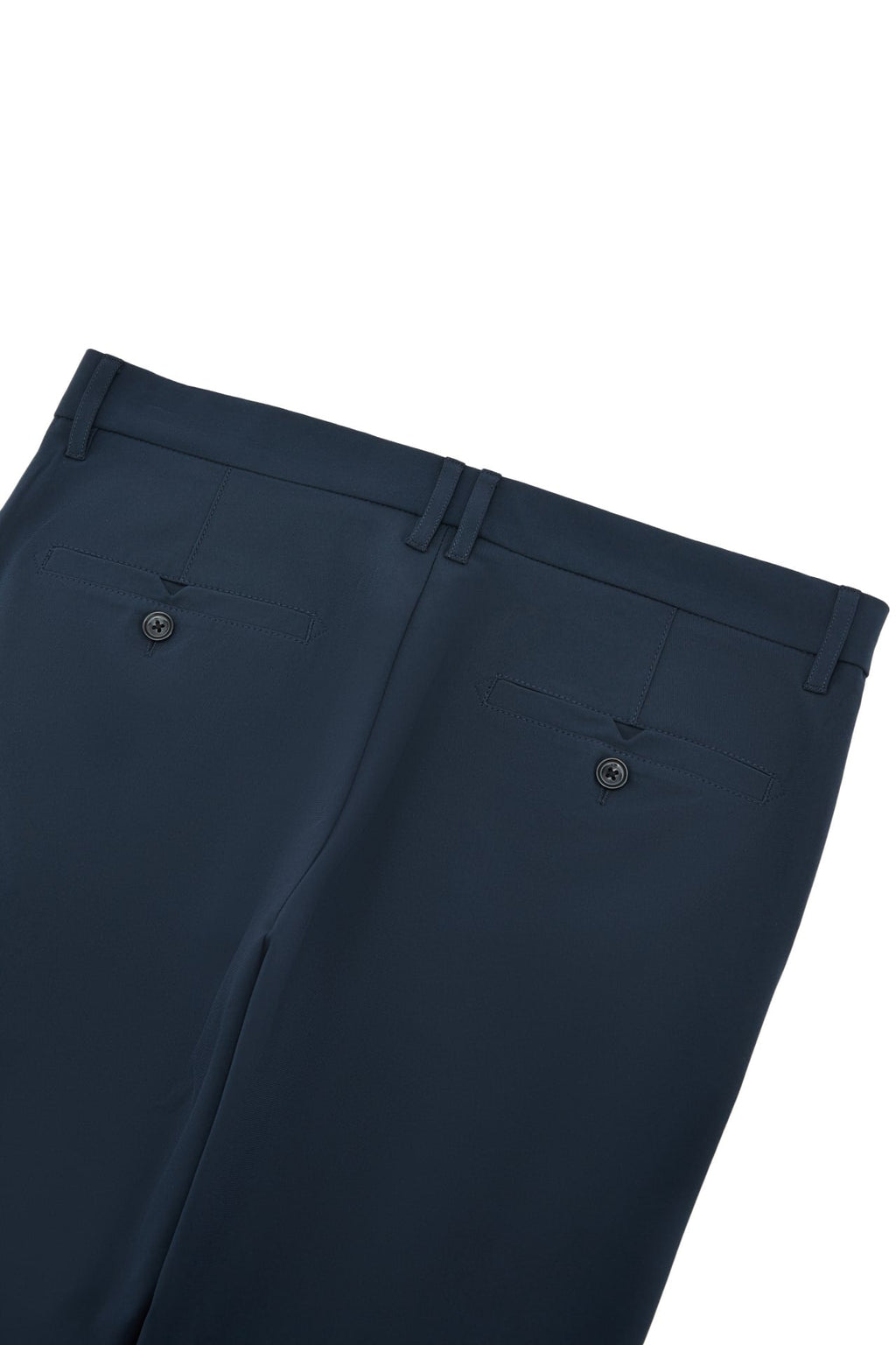 Multi-Way Stretch Poly Knit Ottoman Slim Tapered Fit Casual Pants
