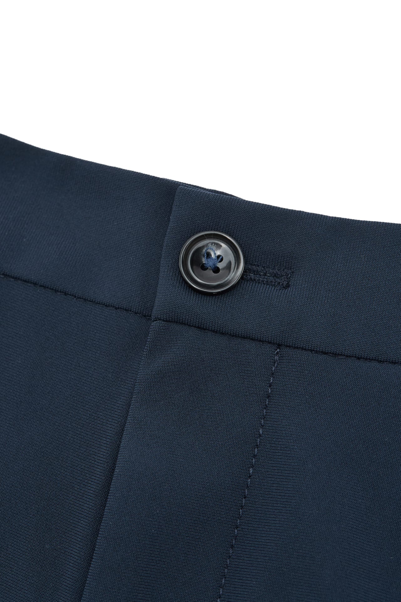 Multi-Way Stretch Poly Knit Ottoman Slim Tapered Fit Casual Pants