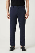 Lyocell Blend Twill Wide Straight Fit Casual Pants