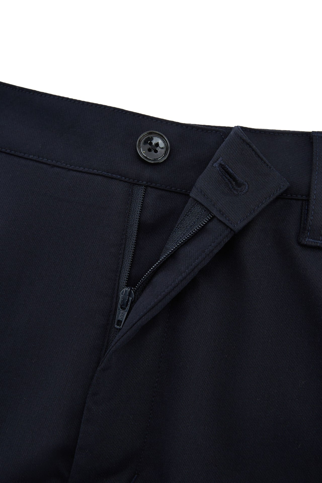 Lyocell Blend Twill Wide Straight Fit Casual Pants