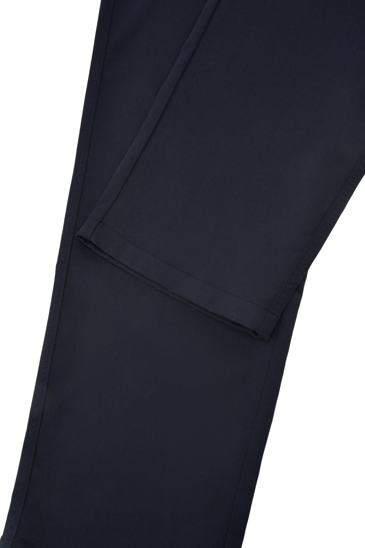 Lyocell Blend Twill Wide Straight Fit Casual Pants