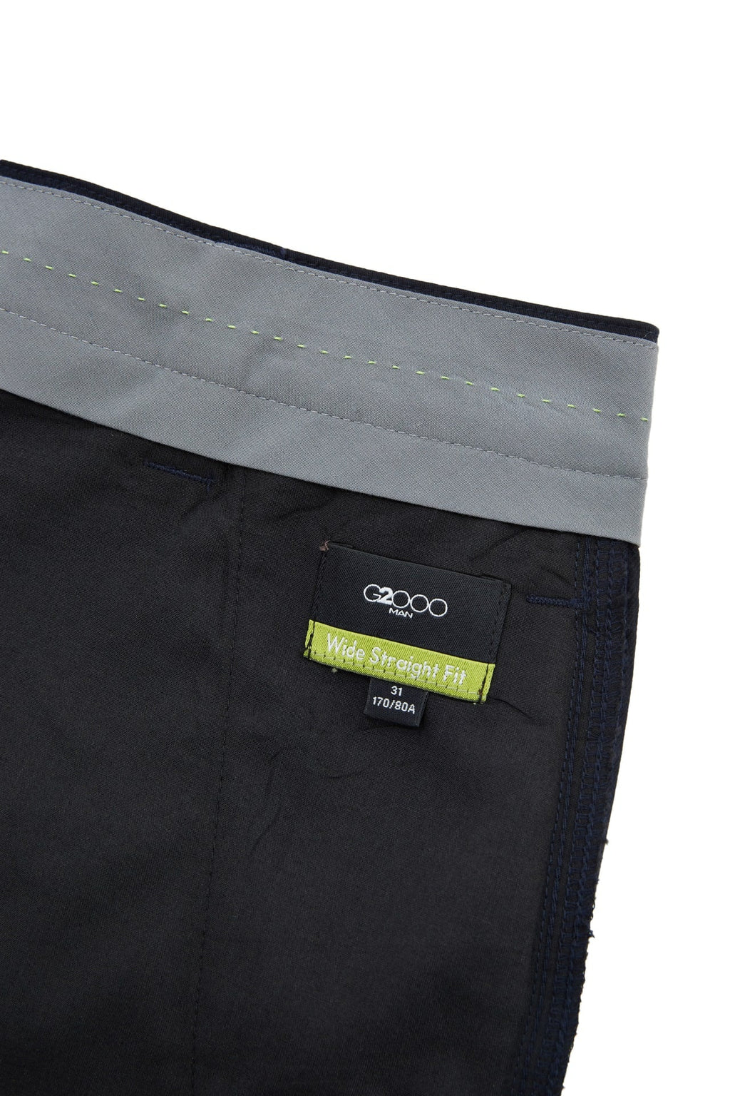 Lyocell Blend Twill Wide Straight Fit Casual Pants
