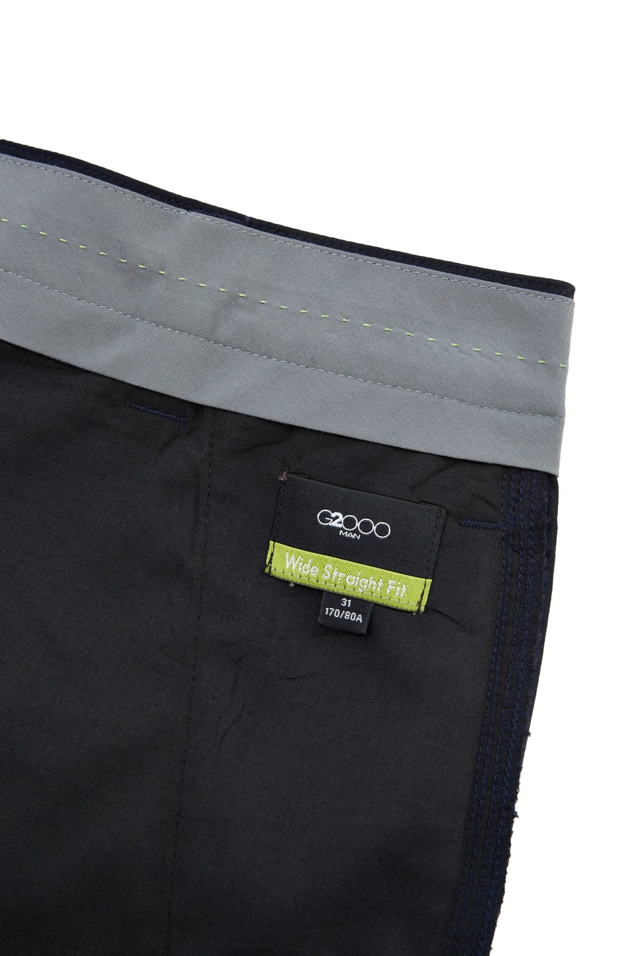 Lyocell Blend Twill Wide Straight Fit Casual Pants