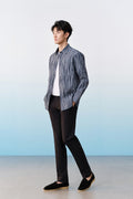 Multi-Way Stretch Anti UV Poly Twill Smart Fit Casual Pants With Elastic Waistband