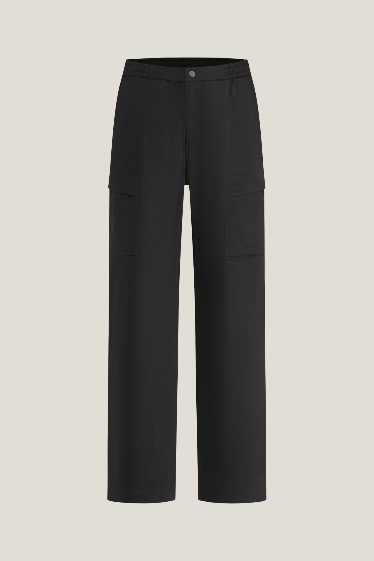 Lightweight Multi-Way Stretch Nylon Smart Tapered Fit Casual Pants