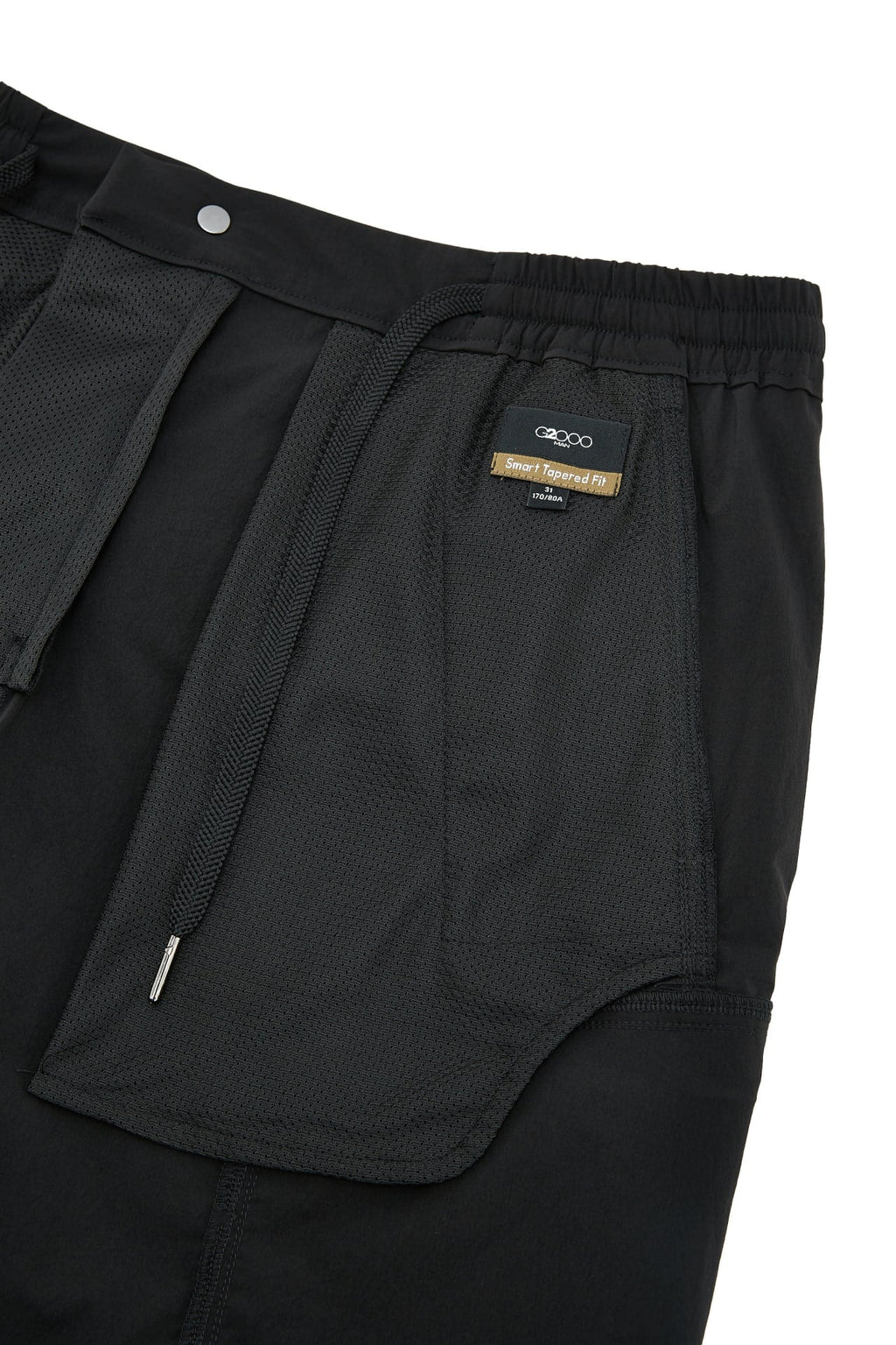 Lightweight Multi-Way Stretch Nylon Smart Tapered Fit Casual Pants