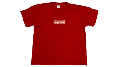 Supreme Bandana Box Logo Tee Red (P)