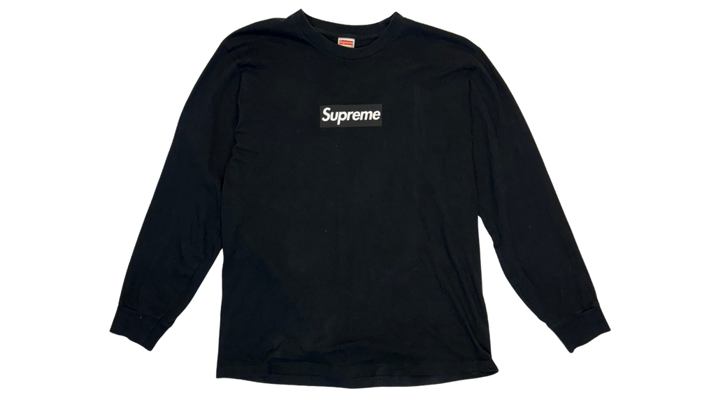 Supreme Box Logo Long Sleeve Tee Black (P)