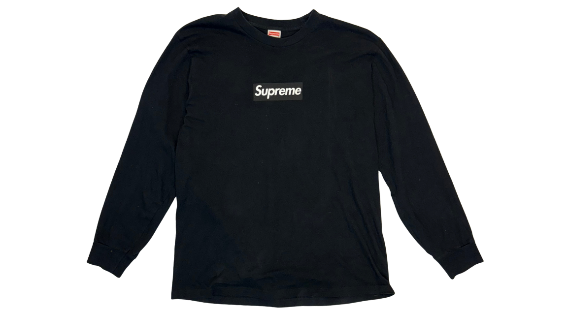 Supreme Box Logo Long Sleeve Tee Black (P)