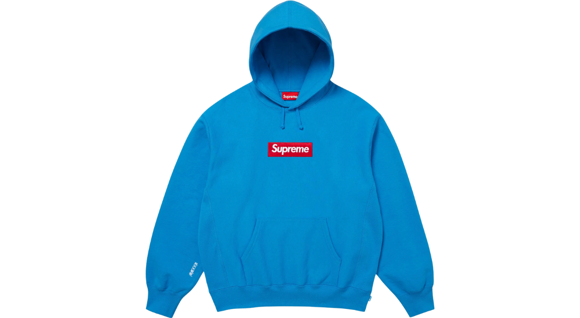Supreme Box Logo Hoodie Bright Blue (FW25)