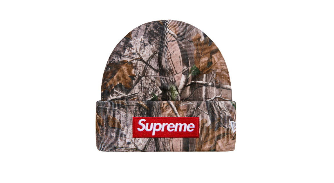 Supreme New Era Box Logo Beanie 'Realtree Camo' (FW25)