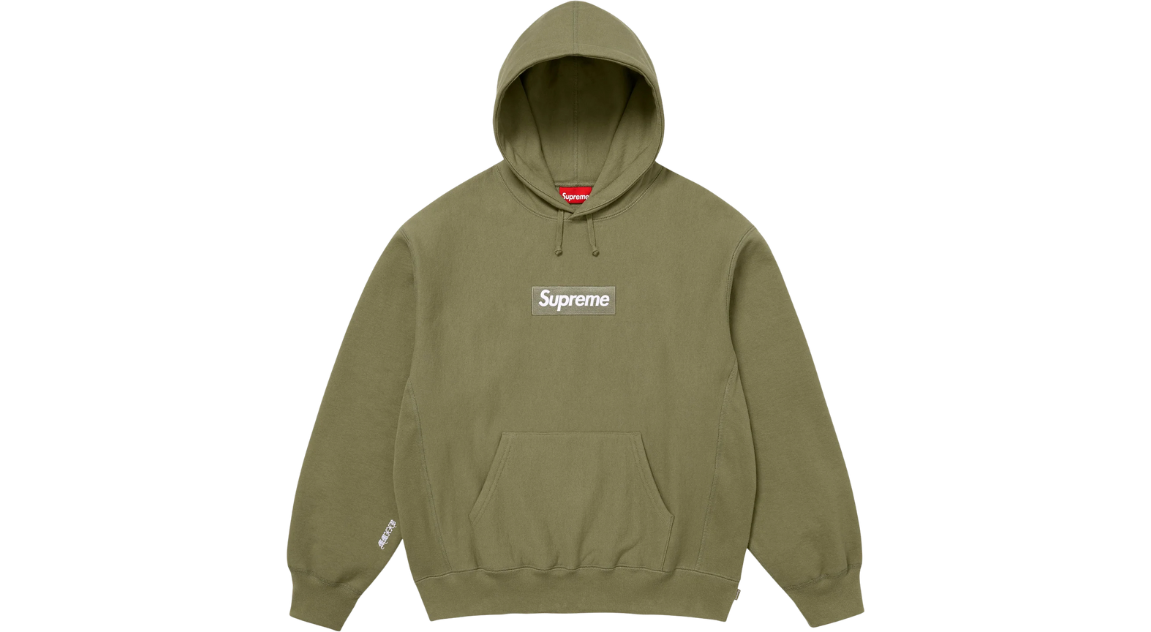 Supreme Box Logo Hoodie Green (FW25)