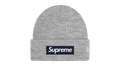 Supreme New Era Box Logo Beanie 'Grey' (FW25)