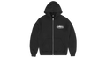 Corteiz Island Puff Print Zip Hoodie Black