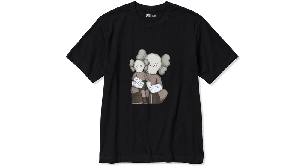 Kaws x Uniqlo UT Short Sleeve Family T-shirt Black