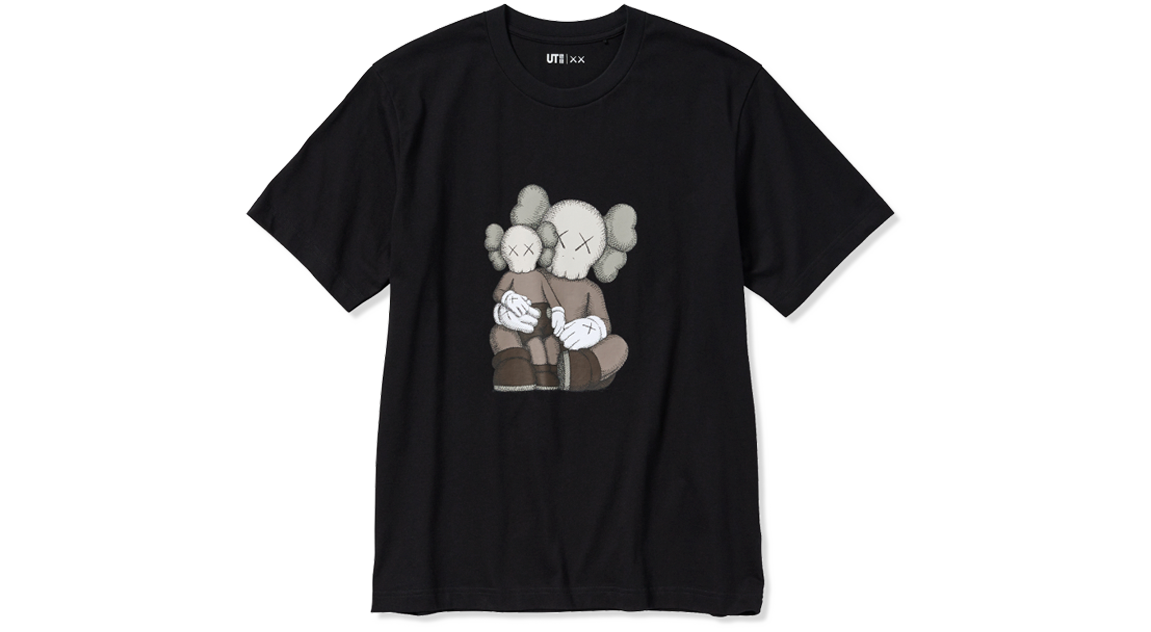 Kaws x Uniqlo UT Short Sleeve Family T-shirt Black
