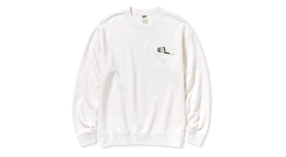 Kaws x Uniqlo UT Long Sleeve Artbook Sweatshirt White
