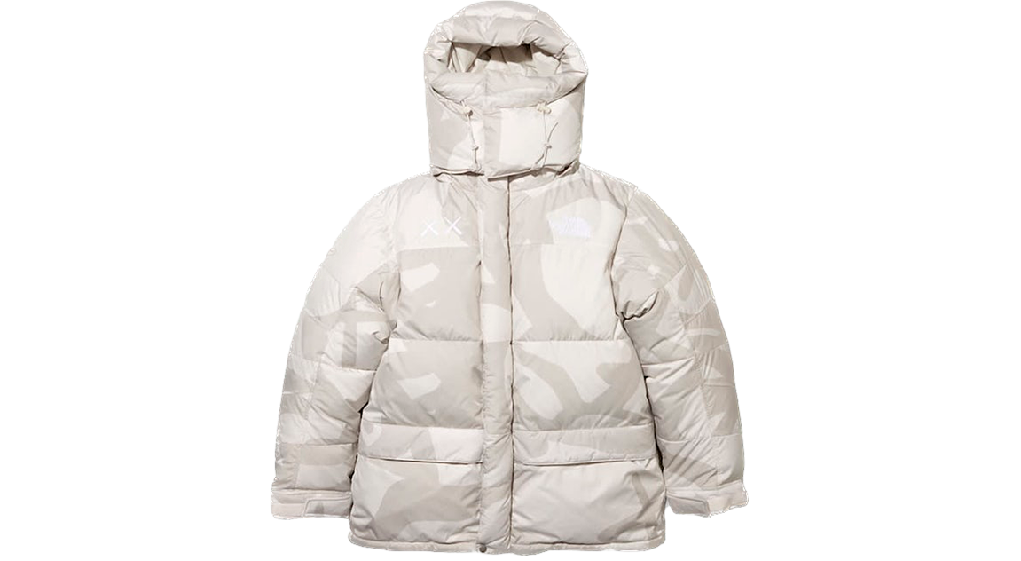 KAWS x The North Face Retro 1994 Himalayan Parka Moonlight Ivory