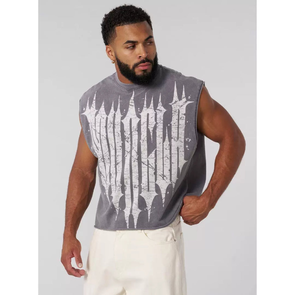 YOONGLA American Summer New Men's Tank Top Jogger Fitness Fitness Sleeveless T-shirt Tank Top