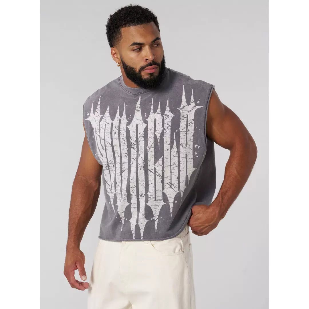 YOONGLA American Summer New Men's Tank Top Jogger Fitness Fitness Sleeveless T-shirt Tank Top