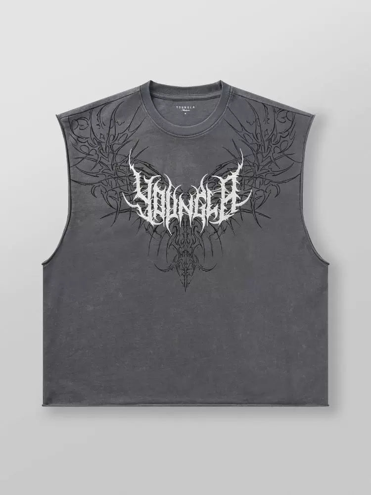 YOONGLA American Summer New Men's Tank Top, Jogger's Gym, Sports Fitness Sleeveless T-shirt Top