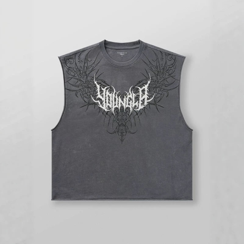 YOONGLA American Summer New Men's Tank Top, Jogger's Gym, Sports Fitness Sleeveless T-shirt Top
