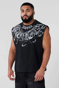 YOUNG LA American Trendy Brand Men's Digital Direct Spray Summer New Slow Running Sports Fitness Tank Top Fashion Leisure Sleeveless T-shirt