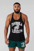 YOONGLA's new American style muscle fitness tank top, jogger's gym workout and fitness training tank top